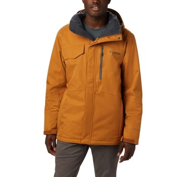 Columbia Cushman Crest Insulated, Chamarras Marrom Para Hombre | 942603-ETH